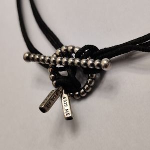 Rare Pandora Hook and Eye Wrap Bracelet